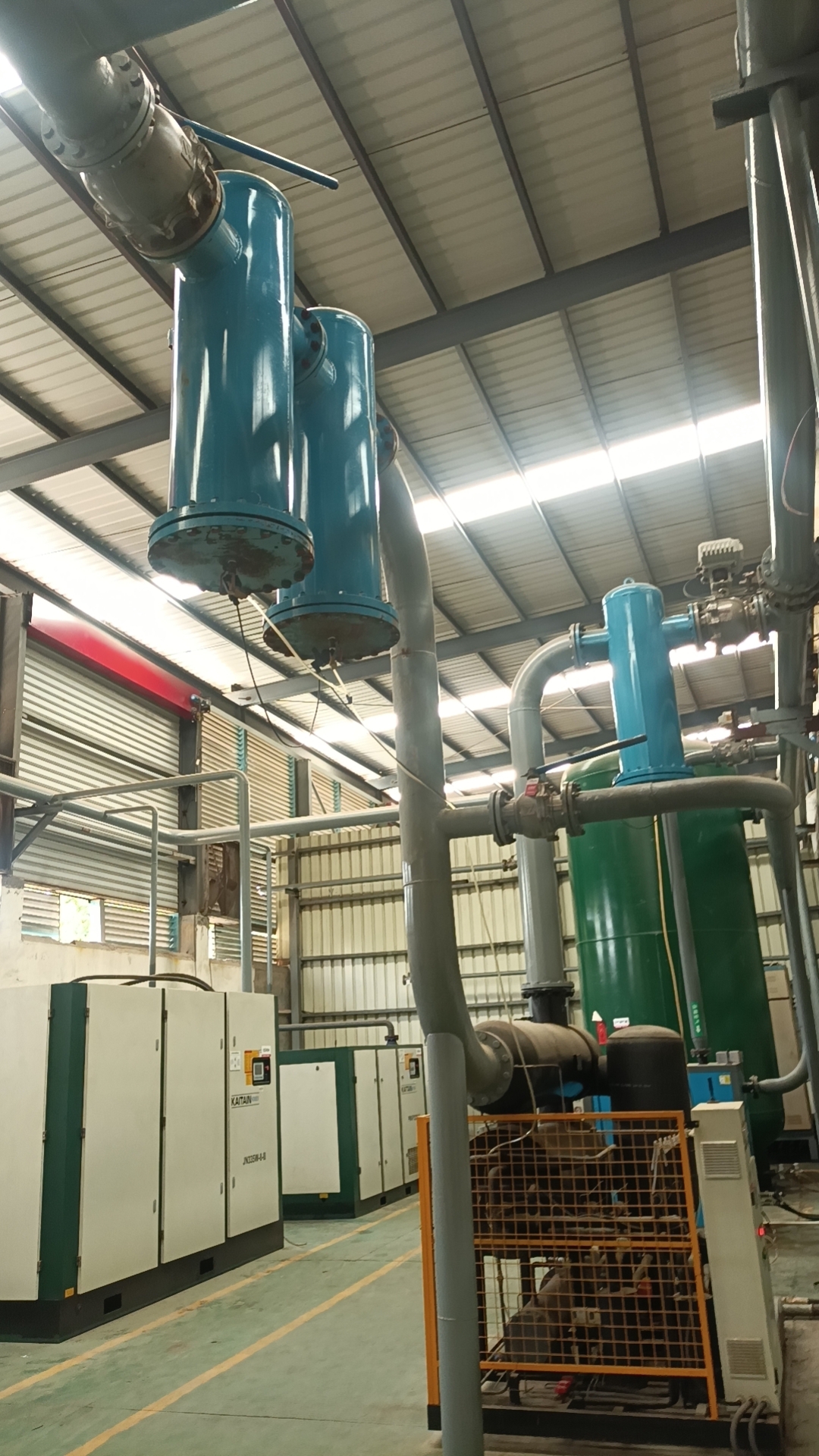 福建某鋼材廠開山精密過濾器濾芯更換(圖1)